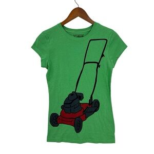 SAINT ARNOLD BREWERY Lawnmower T-Shirt Crew Neck Green